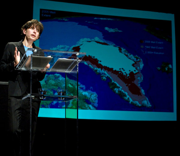 SAR’s spring 2018 public lecture speaker Elizabeth Kolbert interviewed on NPR’s “Democracy Now” about climate change and hurricanes Harvey and Irma