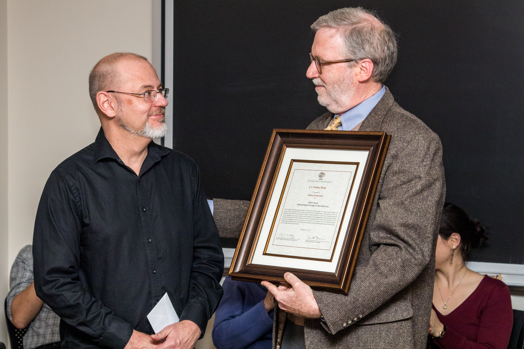 Ceremony Honoring 2017 J.I. Staley Prize Held at MIT